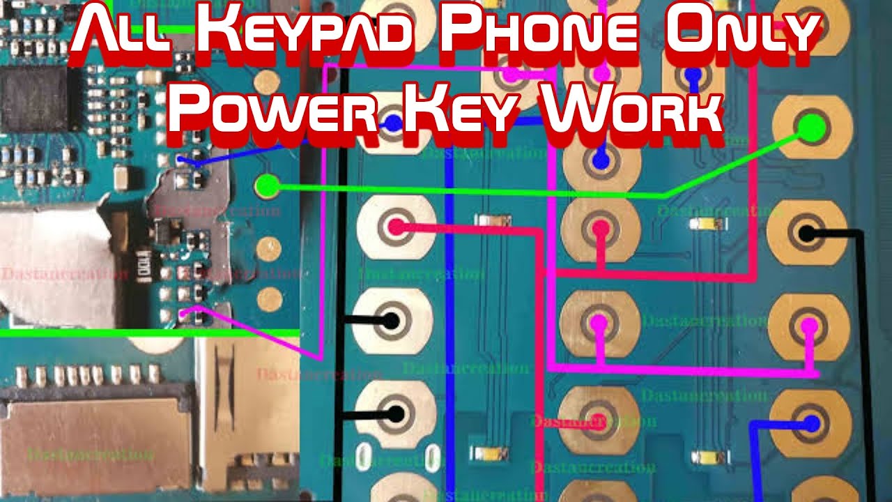 China Mobile Keypad Problem Solution | Keypad Phone Only Power Key Work |