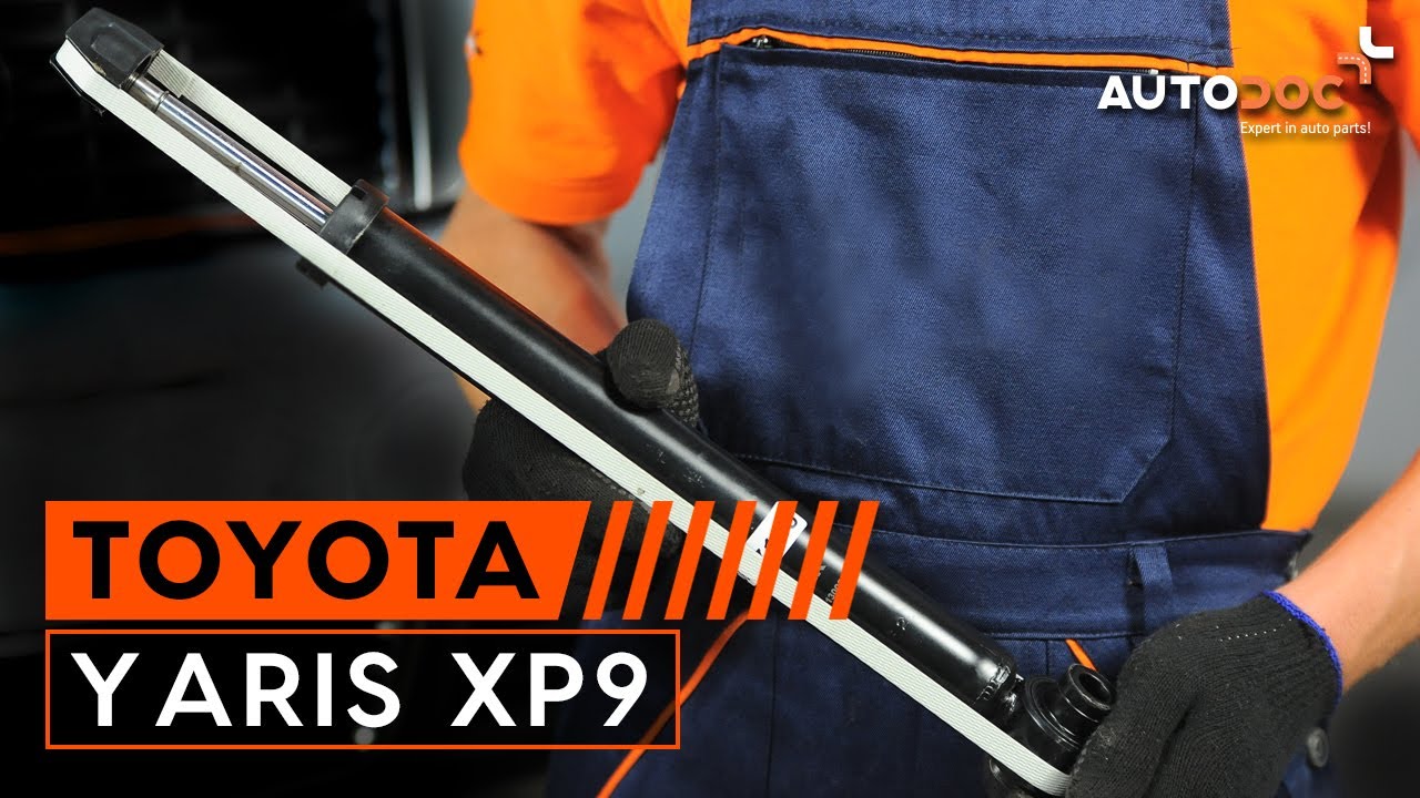 Wie TOYOTA YARIS XP9 Stoßdämpfer hinten wechseln TUTORIAL | AUTODOC