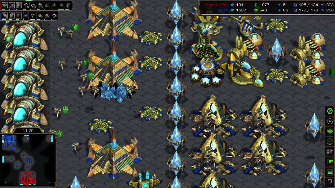 Best Protoss MEP0 vs Best Terran Byul - 1 Game - Starcraft Casty Cast - Fastest Map Ever - WOW