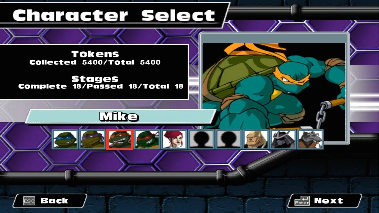 TMNT Mutant Melee Advantures Michelangelo  Full All Prize (1080p Game-2026)
