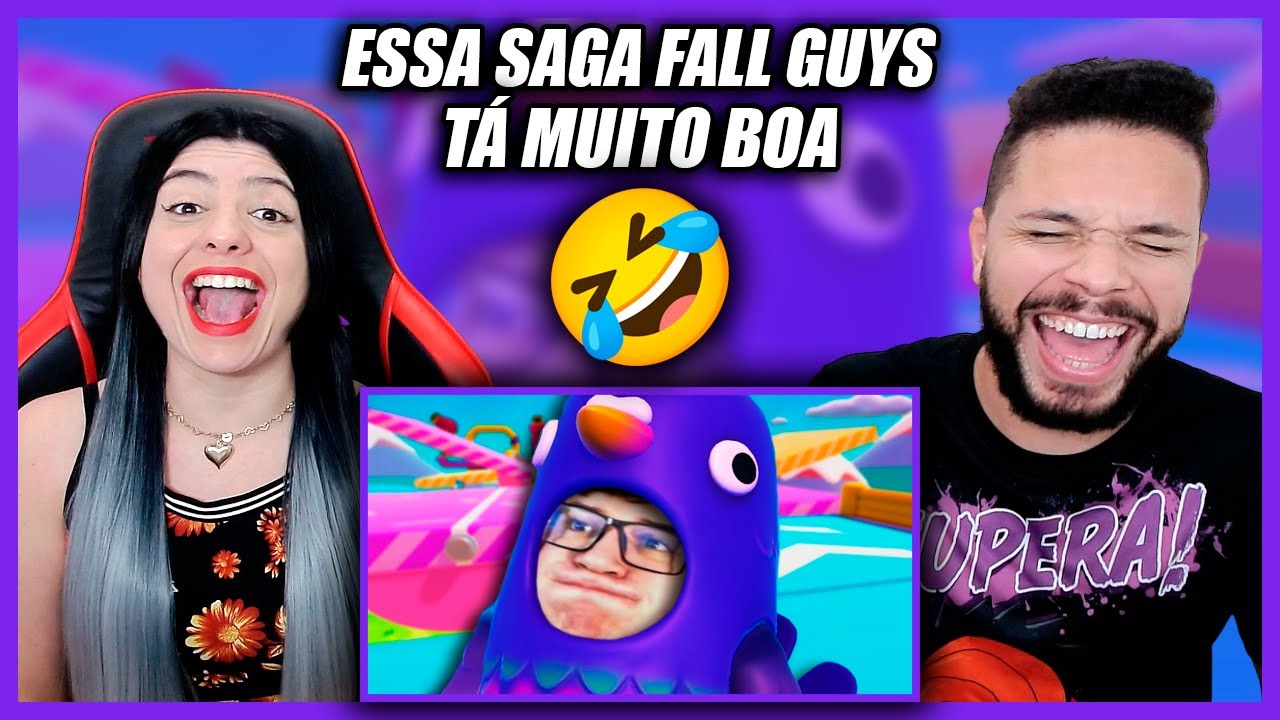 (Games EduUu) PERDI NA FINAL! - Fall Guys (REACT)