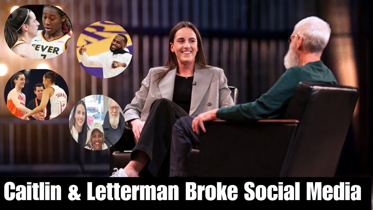 Caitlin Clark Hilarious Interview with David Letterman from Trick-or-Treat to WNBA Stardom!