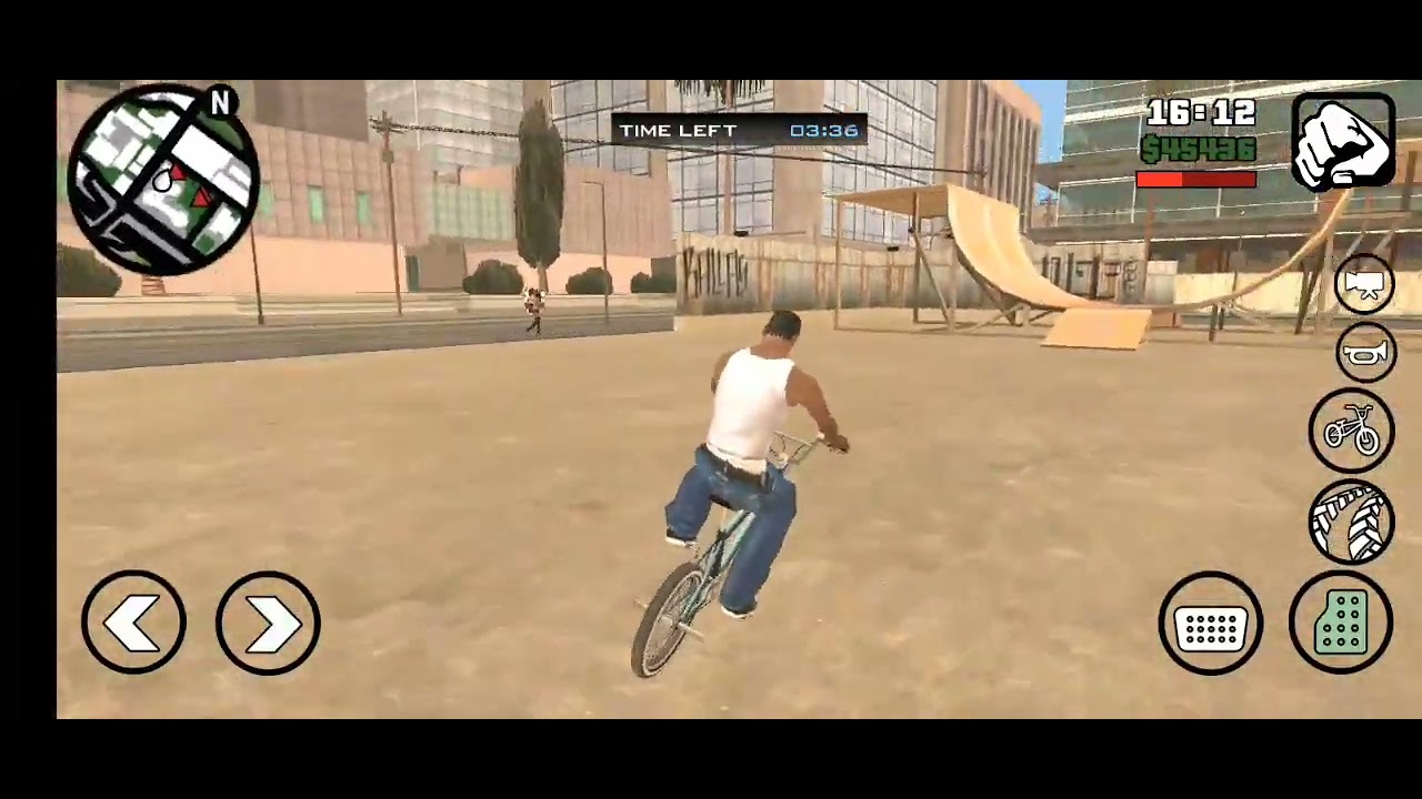 GTA San Andreas BMX Challenge 0:57 [WR MOBILE]