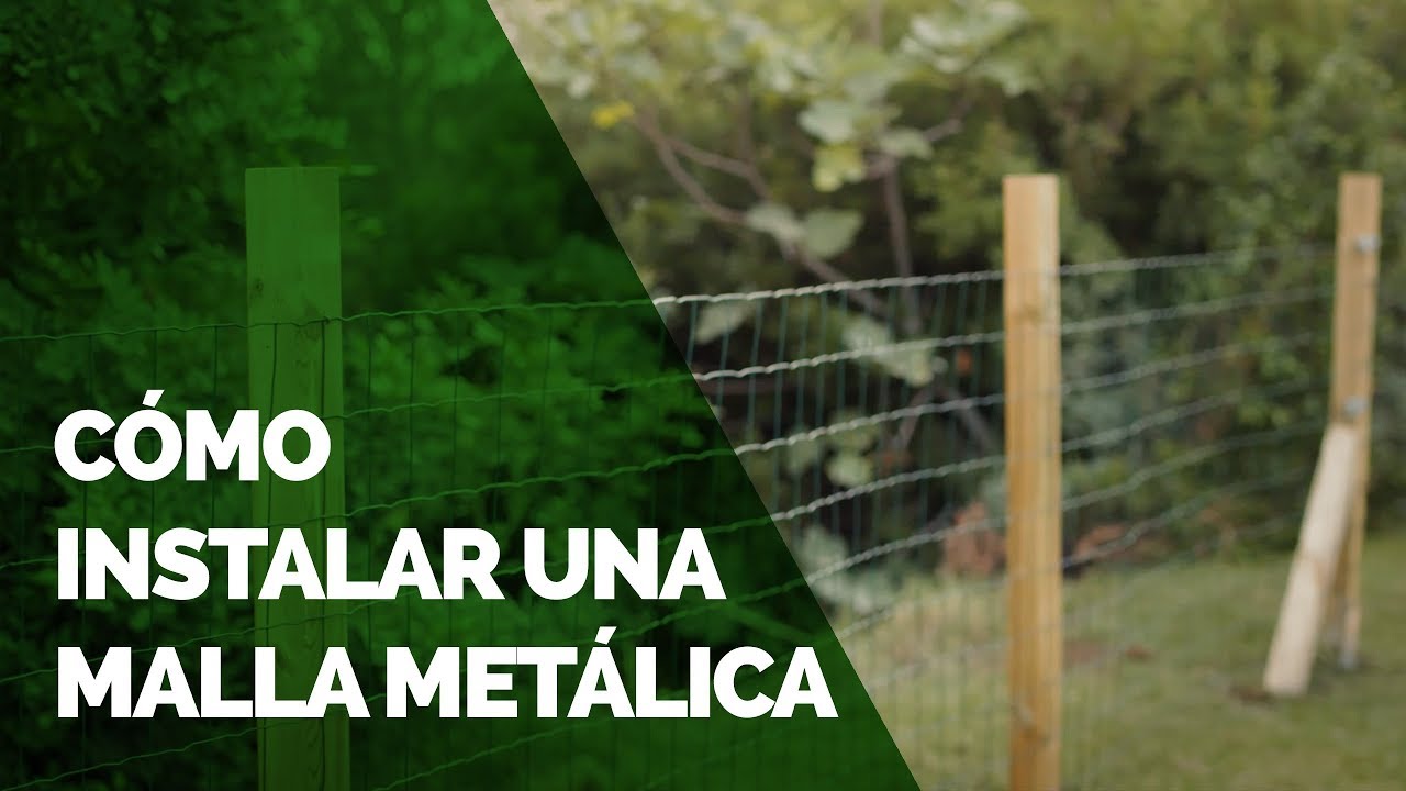 C&oacute;mo instalar una valla met&aacute;lica