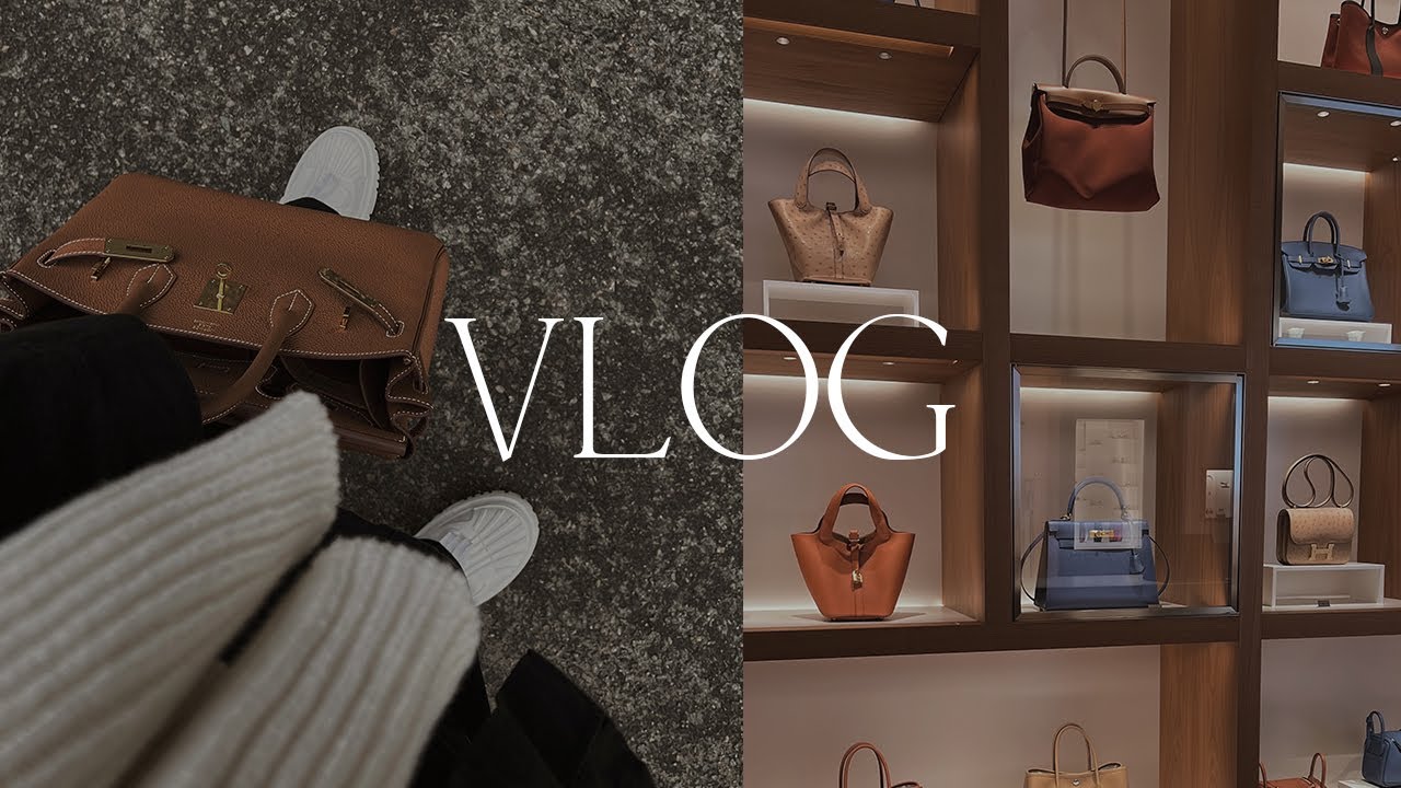 VLOG - Come Luxury Shopping With Me In Oslo - Herm&egrave;s, Dior, Louis Vuitton & More