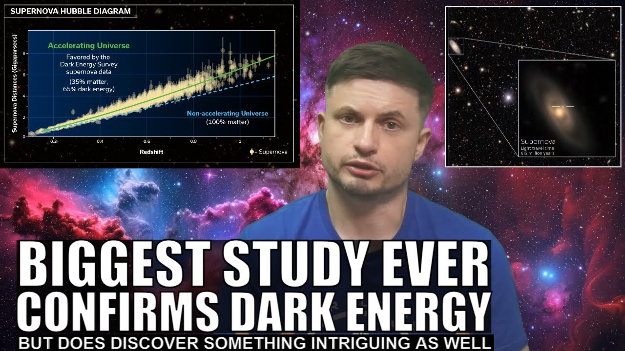 Biggest Study Ever Confirms Dark Energy But Also Finds Something Intriguing