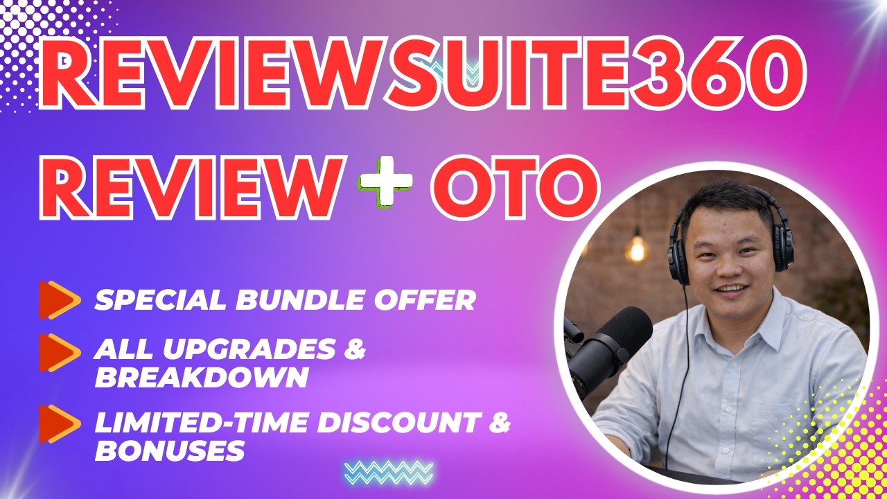 ReviewSuite360 OTO 1-4 Review: Which Upgrade to Grab ✅ All-in-One Bundle ✅ ReviewSuite360 OTO Review