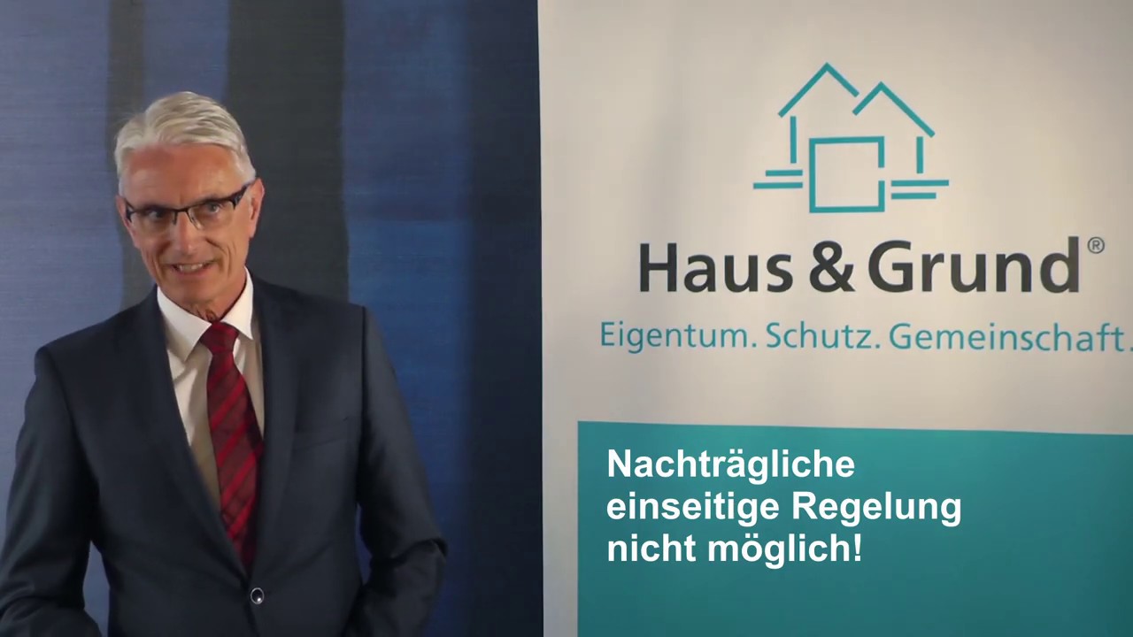 Hausordnung & Hausfrieden: Darauf muss der Vermieter achten | Haus & Grund TV mit RA J&uuml;rgen Hammel