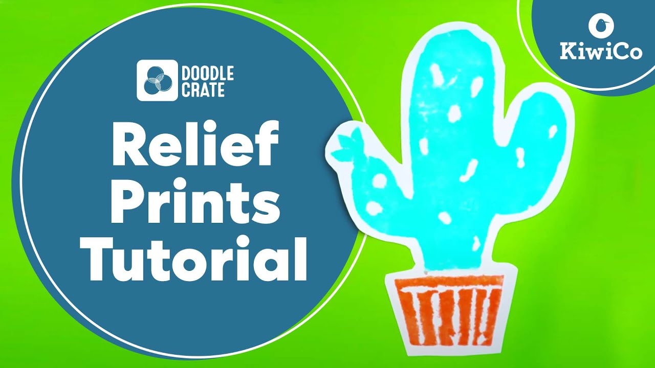 How to Make Relief Prints | Doodle Crate Project Instructions | KiwiCo