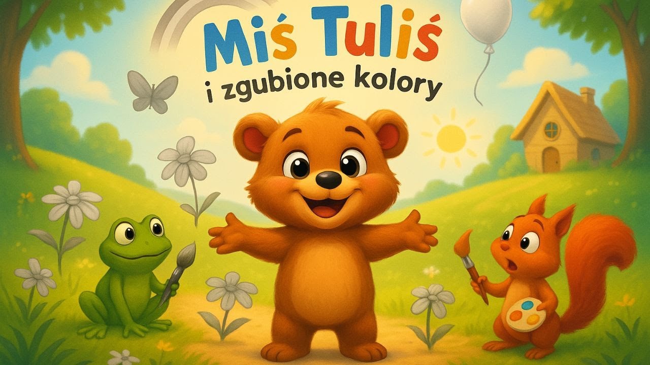 Miś Tuliś i zgubione kolory | Bajka o smutku i kolorach radości | Audiobook dla dzieci