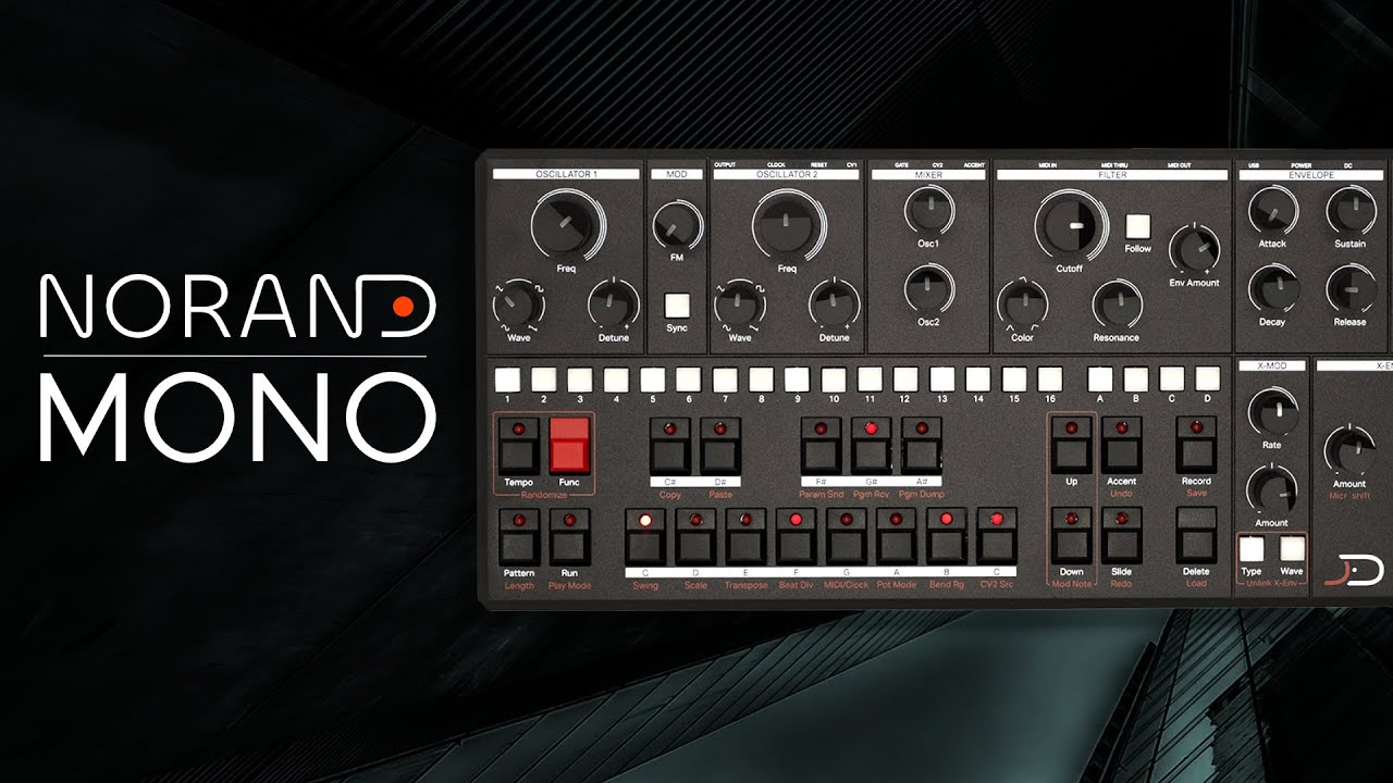 Norand Mono Sound Demo (no talking) with Empress Echosystem