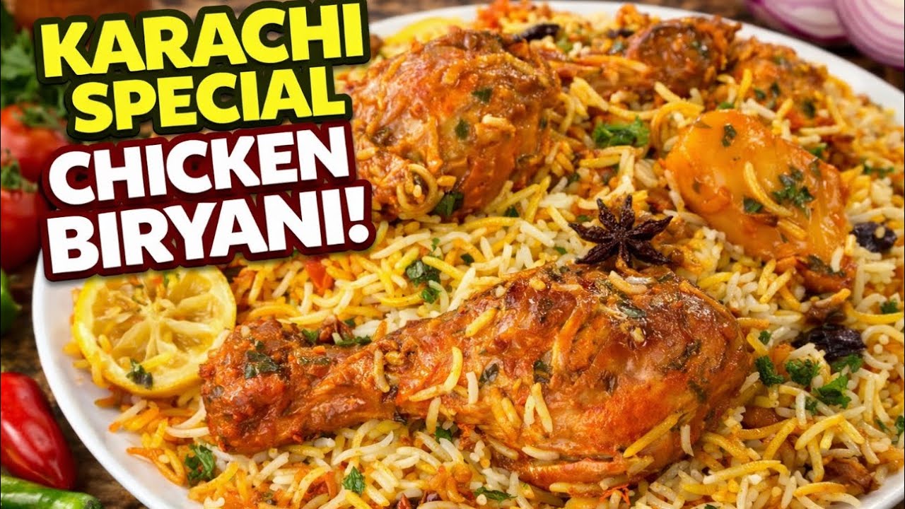 Karachi Special Chicken Biryani|Commercial Style Degi Biryani |Karachi ChickenBiryani|Pakistani Food