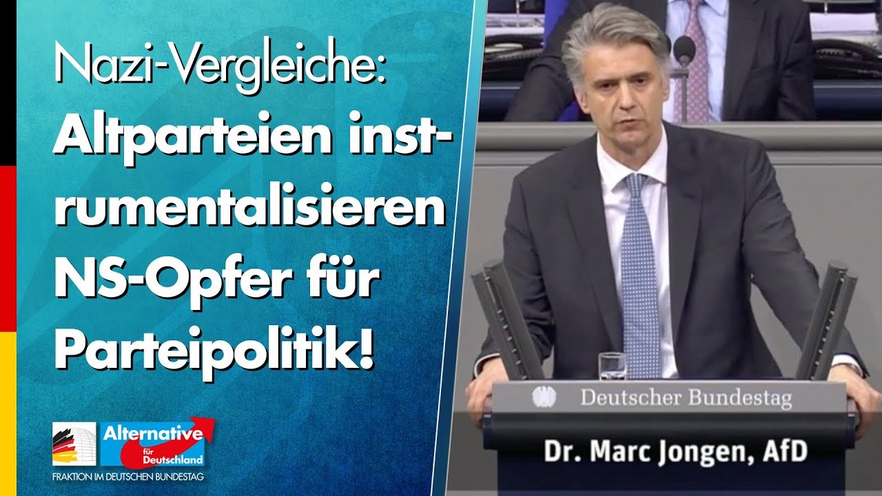 Altparteien instrumentalisieren NS-Opfer f&uuml;r Parteipolitik! - Marc Jongen - AfD-Fraktion