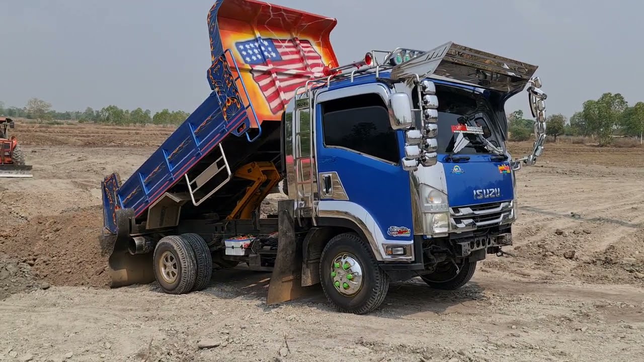 อีซูซุ โรโบคอป 6hk 240 ท่อหอนจัด ทีเด็ดเสี่ยอิค Dump Truck Excavator
