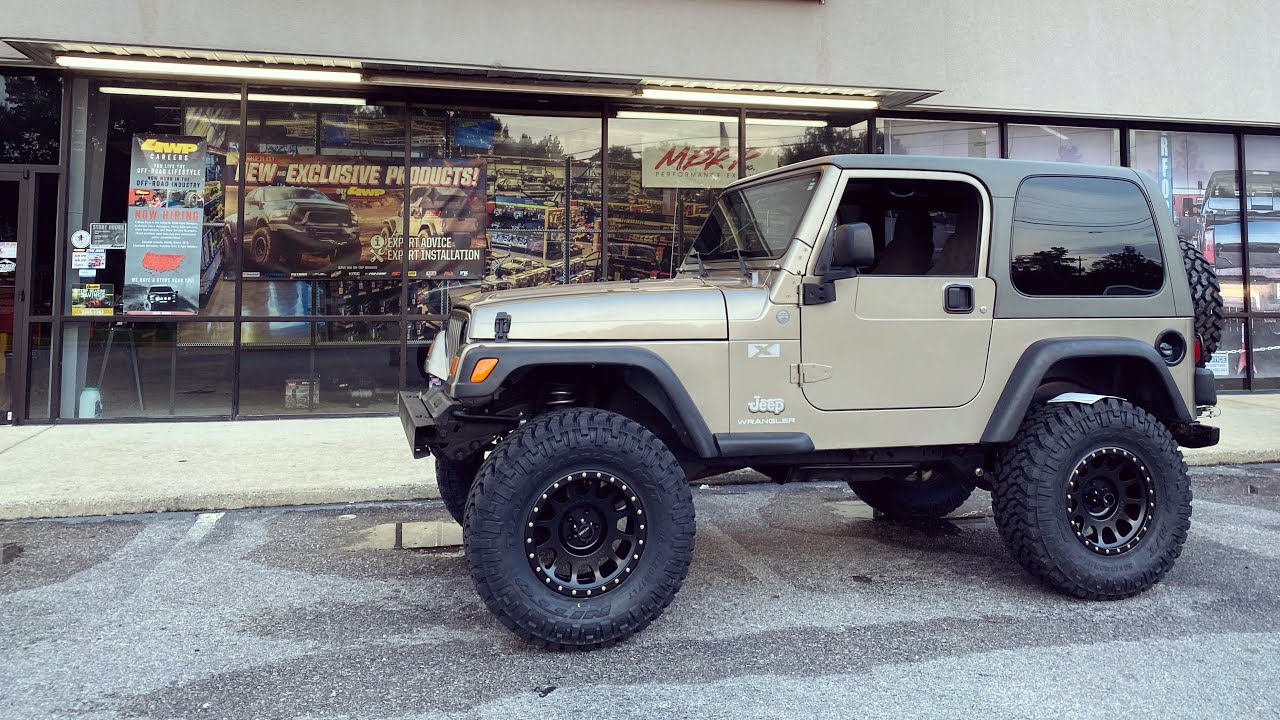 Поднятый Jeep Wrangler TJ 2004 года! (Новый Trail Rig)