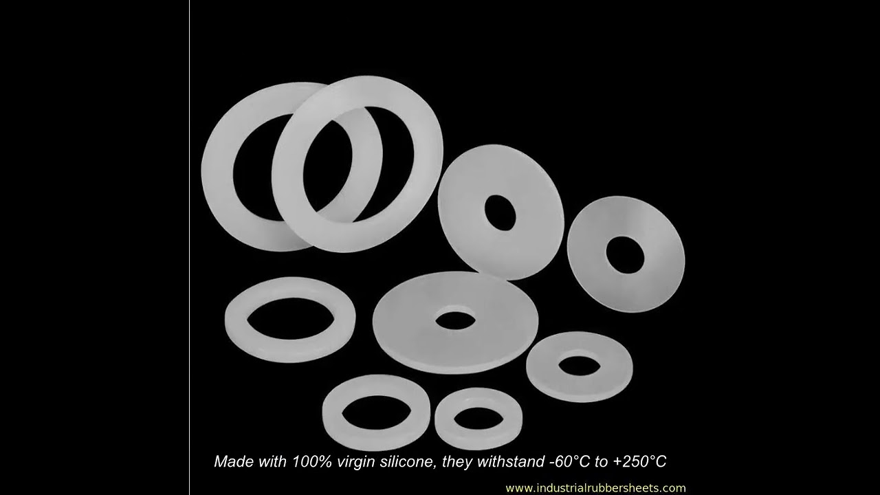 High Temp Silicone Sealing Washers High Tear Strength For Electrical Appliances