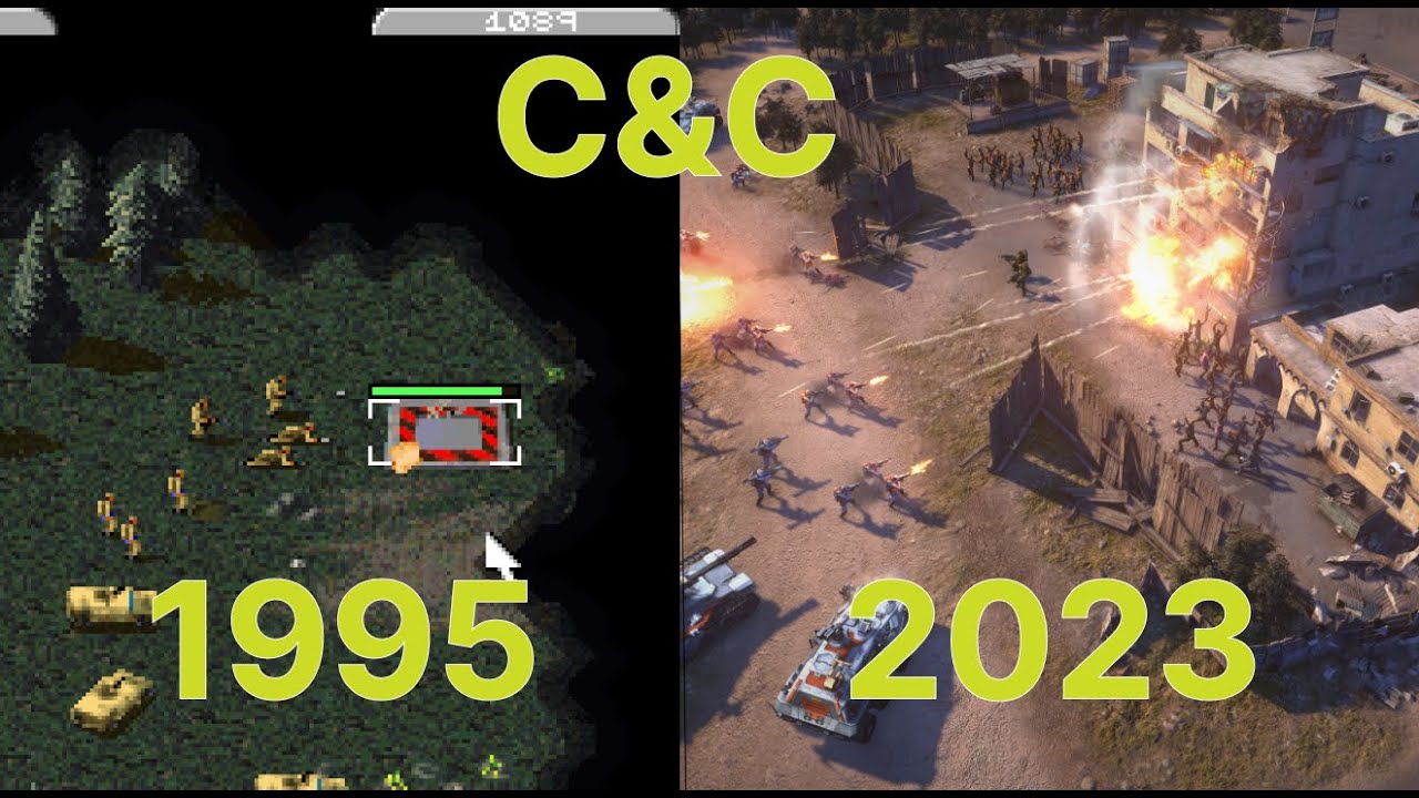 The Evolution of COMMAND & CONQUER Games from 1995 - 2023