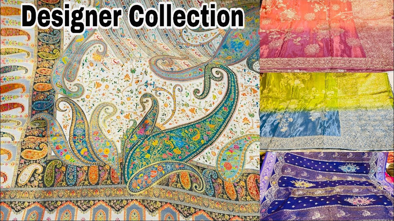 Banaras Designer Collection Pashmina Silk And Mashru Row mango Designer Silk