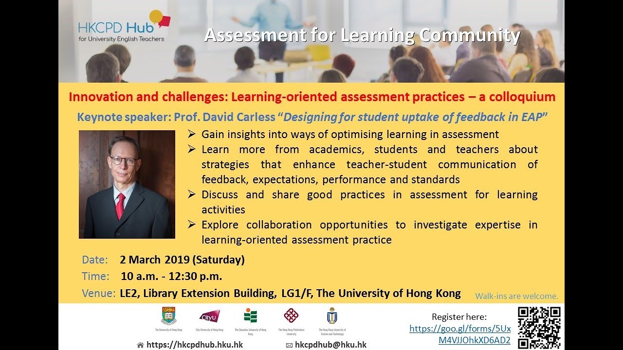 Dave Carless - Innovation and challenges: Learning-oriented assessment practices - a colloquium