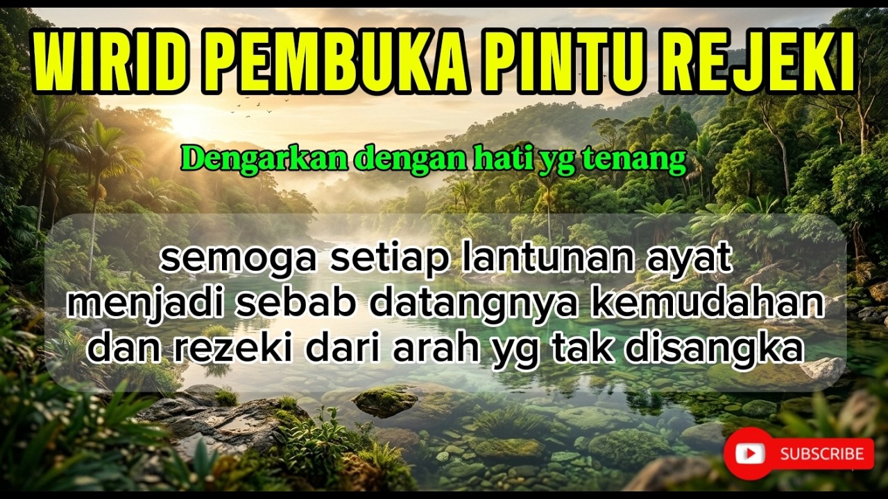 Putar Setiap Pagi! Ayat Al-Qur’an Pembuka Pintu Rezeki & Pelaris Dagangan | Usaha Lancar dan Berkah