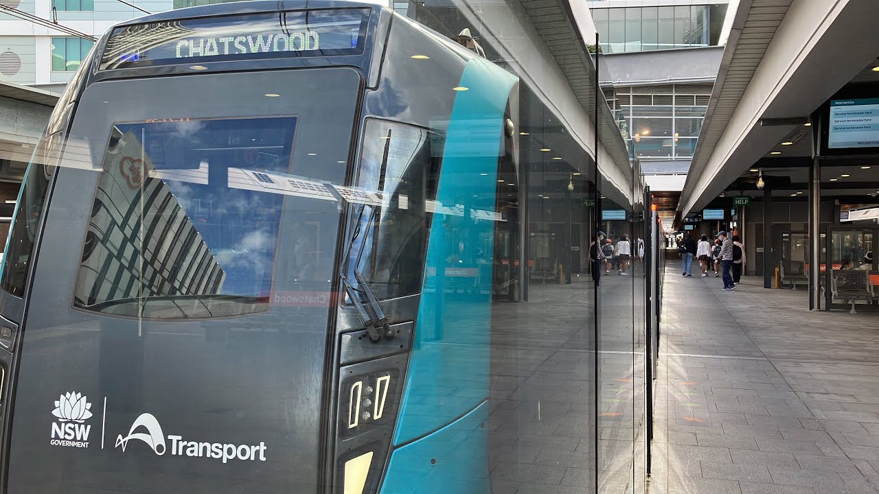 Sydney Metro train journey-Tallawong to Chatswood