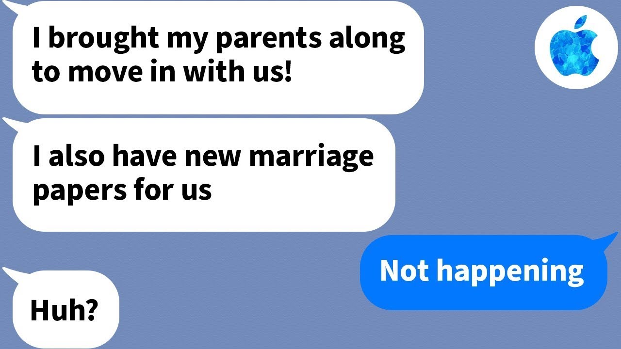 【Apple】My deranged ex thinks that this new house I've had built is for him and his parents...