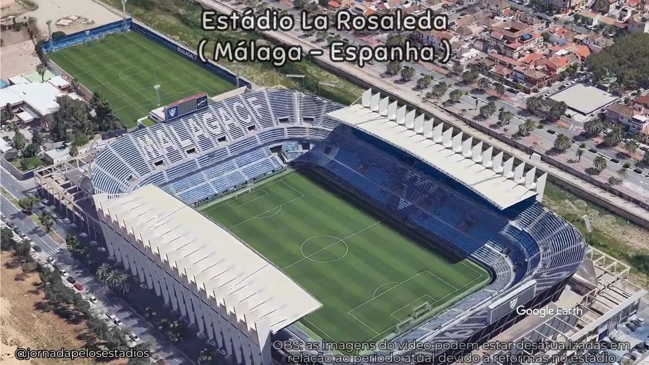 Estádio La Rosaleda! Conheça o estádio de futebol do Málaga CF da Espanha