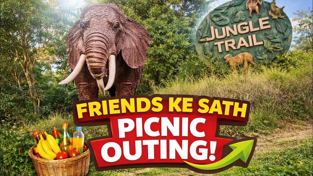 Friends Outing at Jungle Trail Park | Nature Vlog #vlog #picnic #junglesafari #jungleadventure #funn