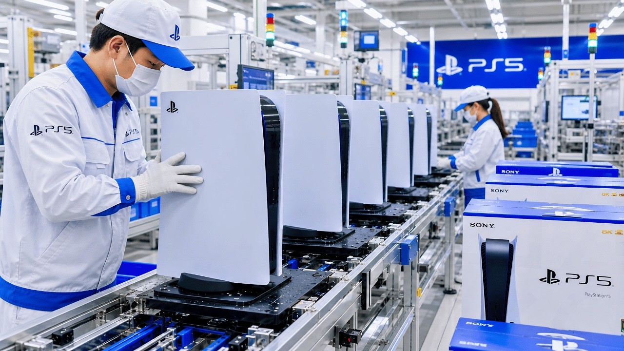 Процесс производства PS5 &ndash; Как создается PlayStation 5 (Экскурсия по заводу)