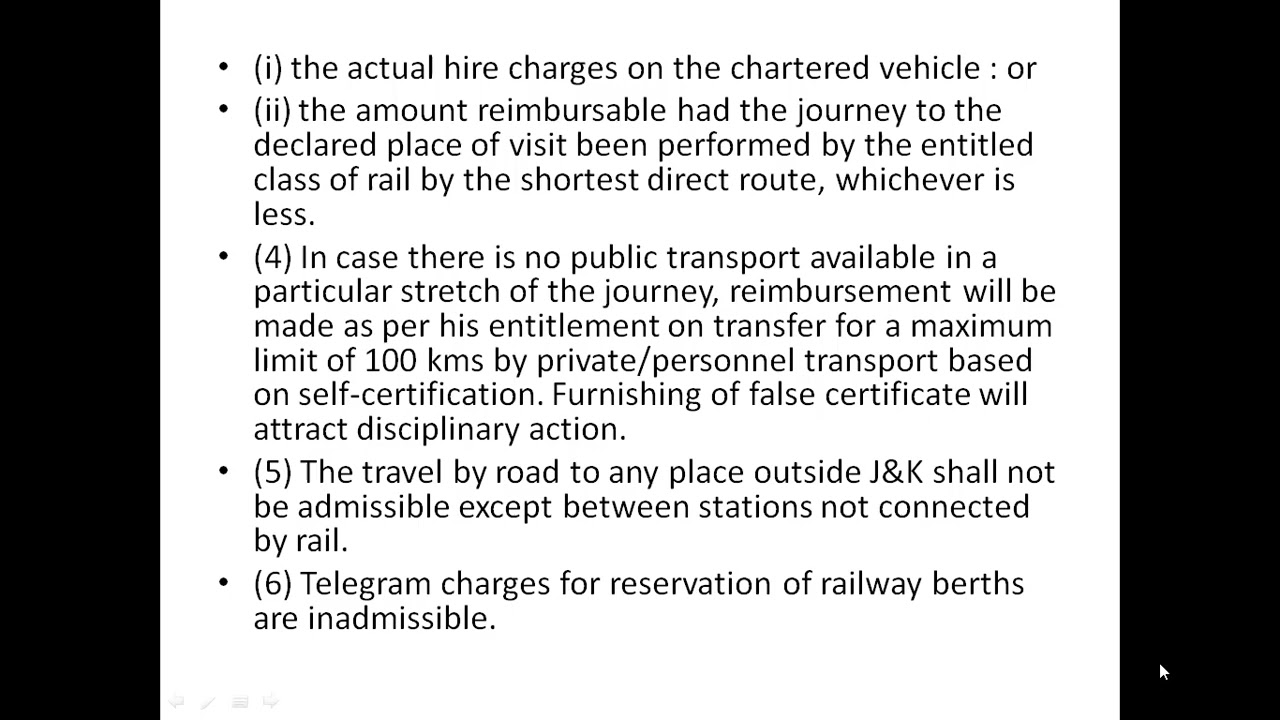 Leave Travel Concession Rules 2019 (Part 2/ end)