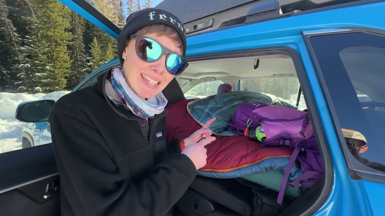 Our New Minimalist Car Camping Setup For Winter!