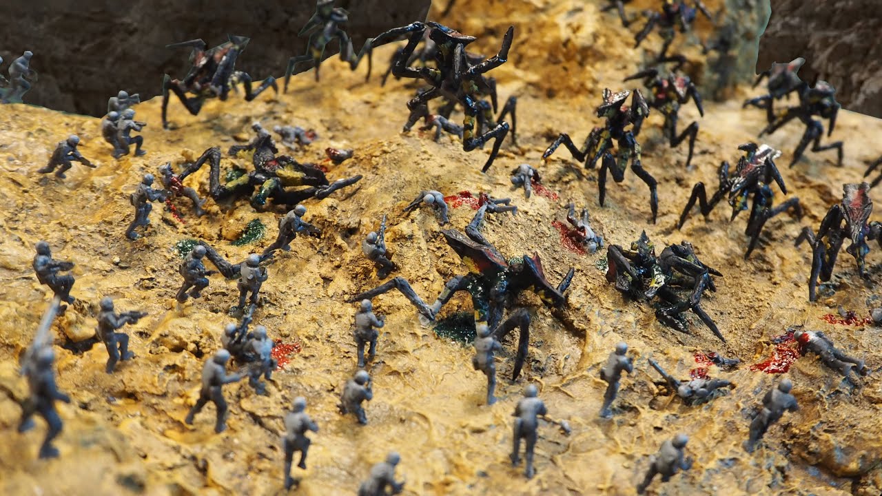 Diorama ~ The Invasion of Klendathu! ~ Starship Troopers!