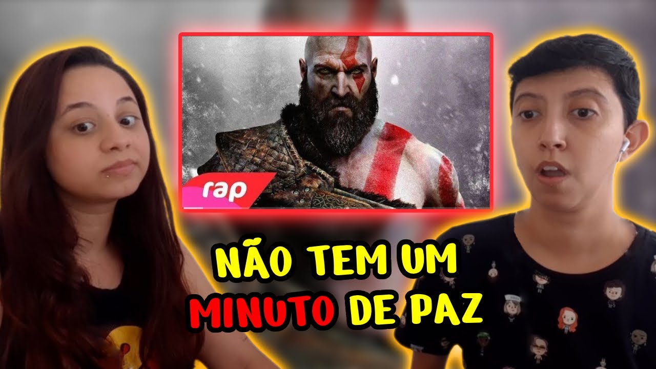 REACT RAP DO KRATOS (GOD OF WAR) - EU SOU UM DEUS | NERD HITS | 7 MINUTOZ