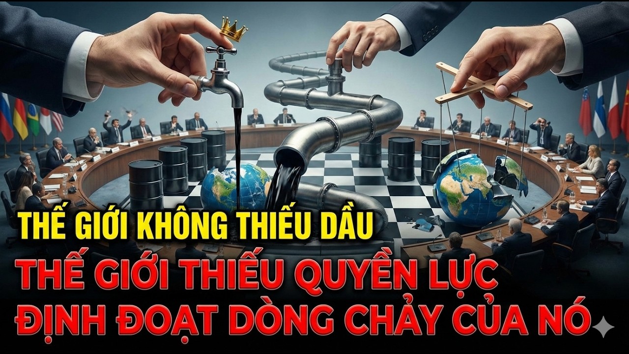 THẾ GIỚI KHÔNG THIẾU DẦU, THẾ GIỚI THIẾU QUYỀN LỰC ĐỊNH ĐOẠT DÒNG CHẢY CỦA NÓ