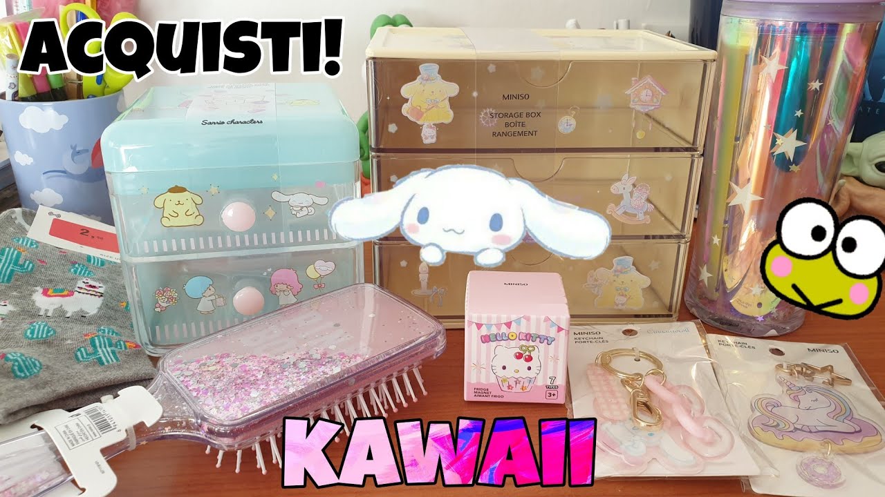 ACQUISTI SUPER KAWAII DA MINISO!!! SANRIO, Unicorni...