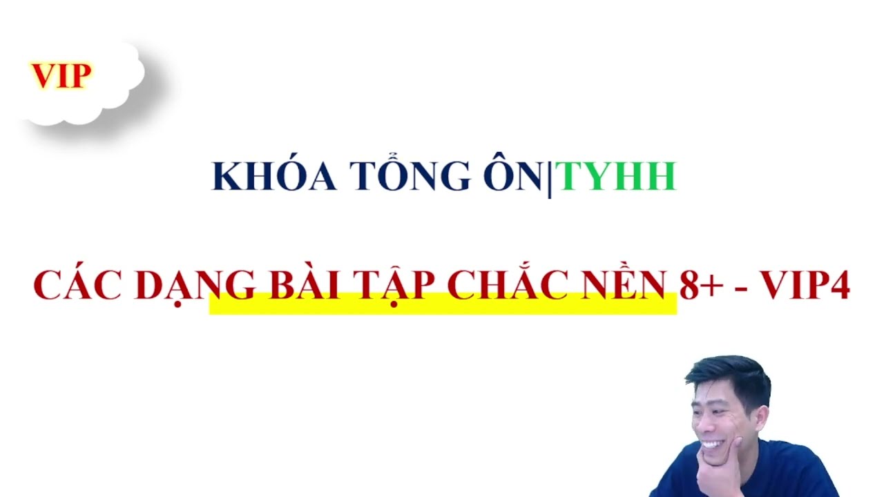 CÁC DẠNG BÀI TẬP HÓA HỌC HAY GẶP TRONG ĐỀ THI TỐT NGHIỆP
