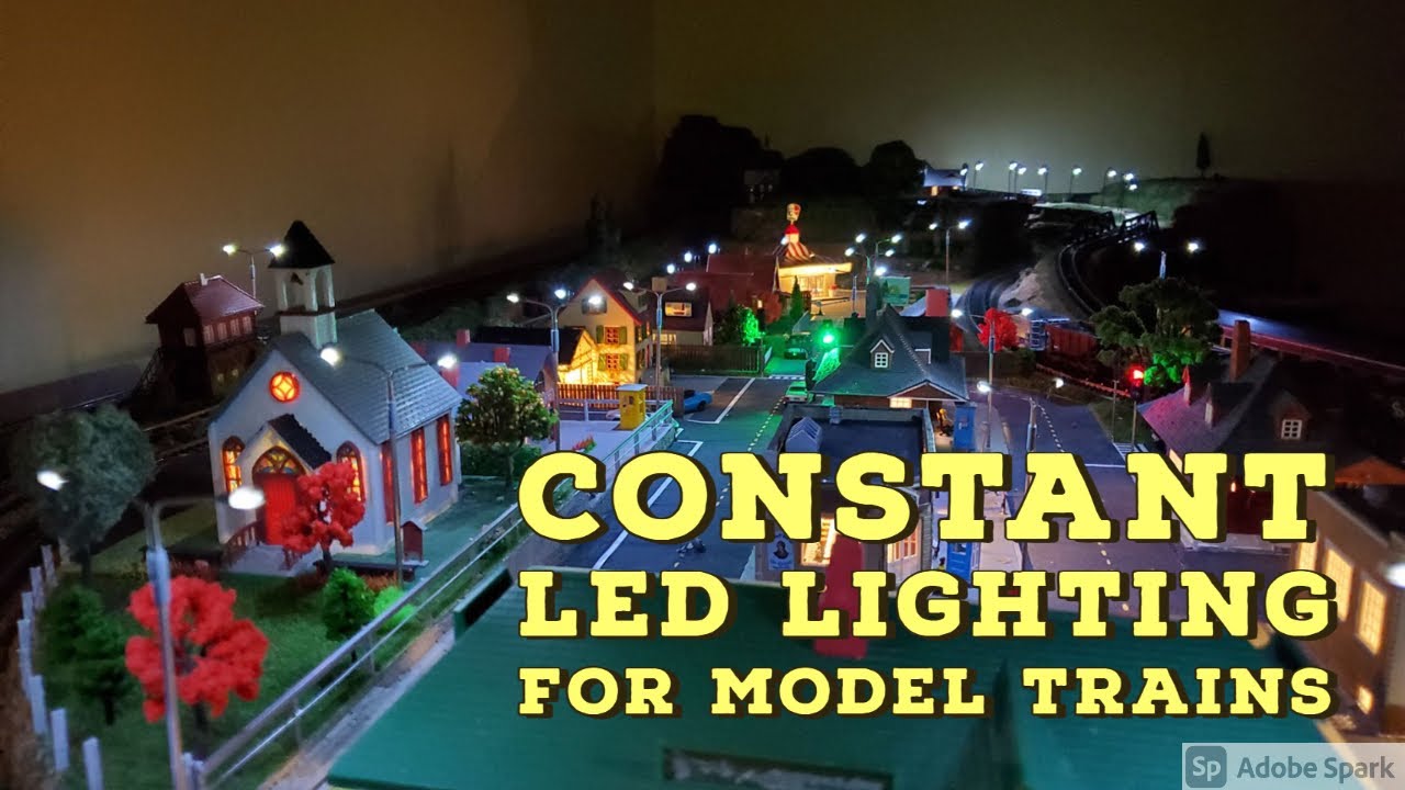 Constant LED lighting for Model trains ; a Comparison of 3 methods