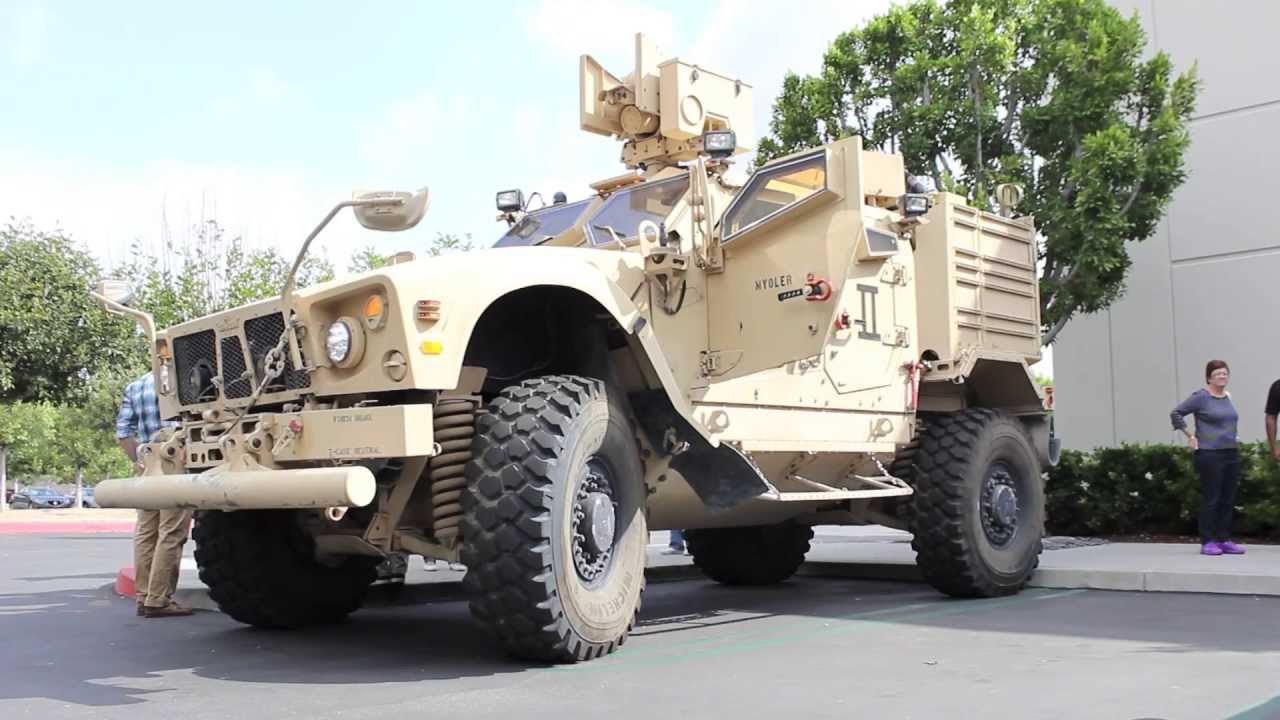 OSHKOSH DEFENSE MRAP MATV AT CARS AND COFFEE IRVINE