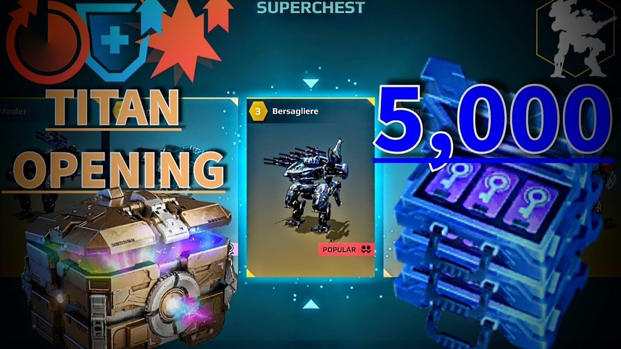 Black Market Chest Opening (SUPER CHEST) | War Robots
