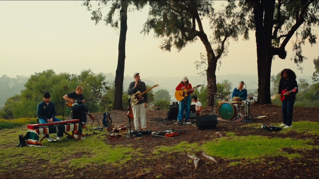 we drove to the park and played my album live