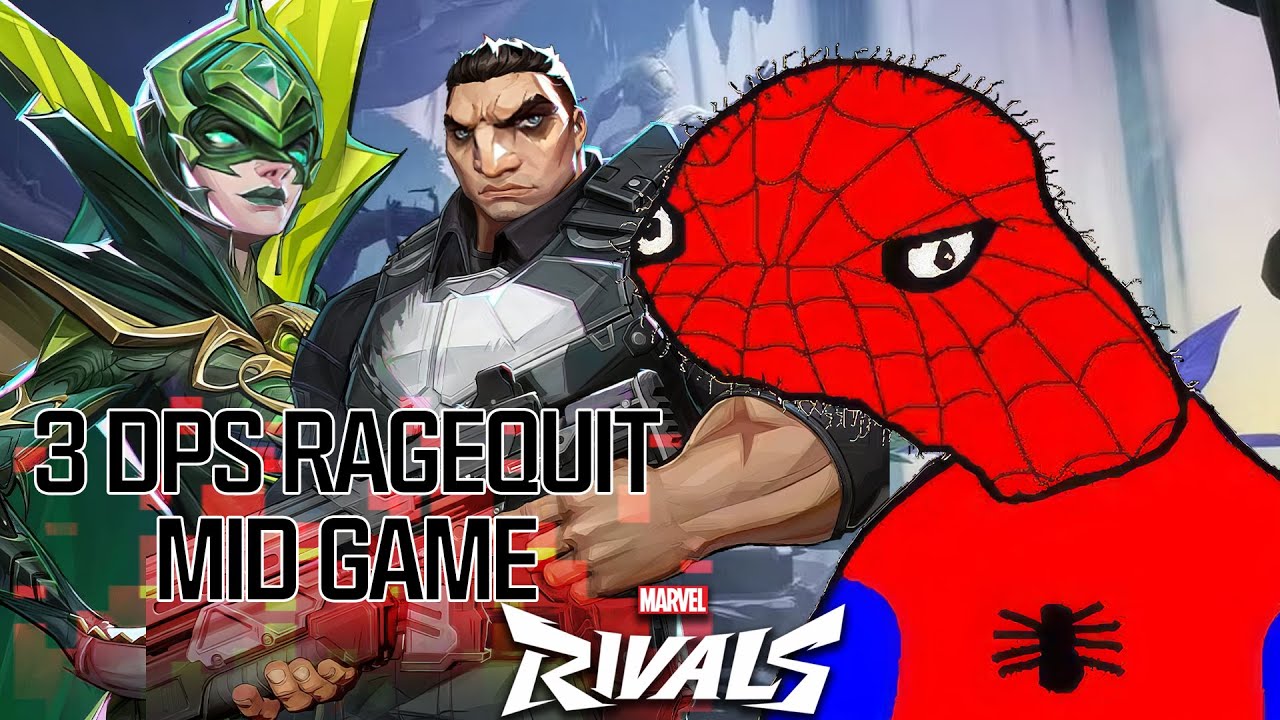 Ragebait Spider-Man Makes 3 DPS RAGEQUIT MID GAME!
