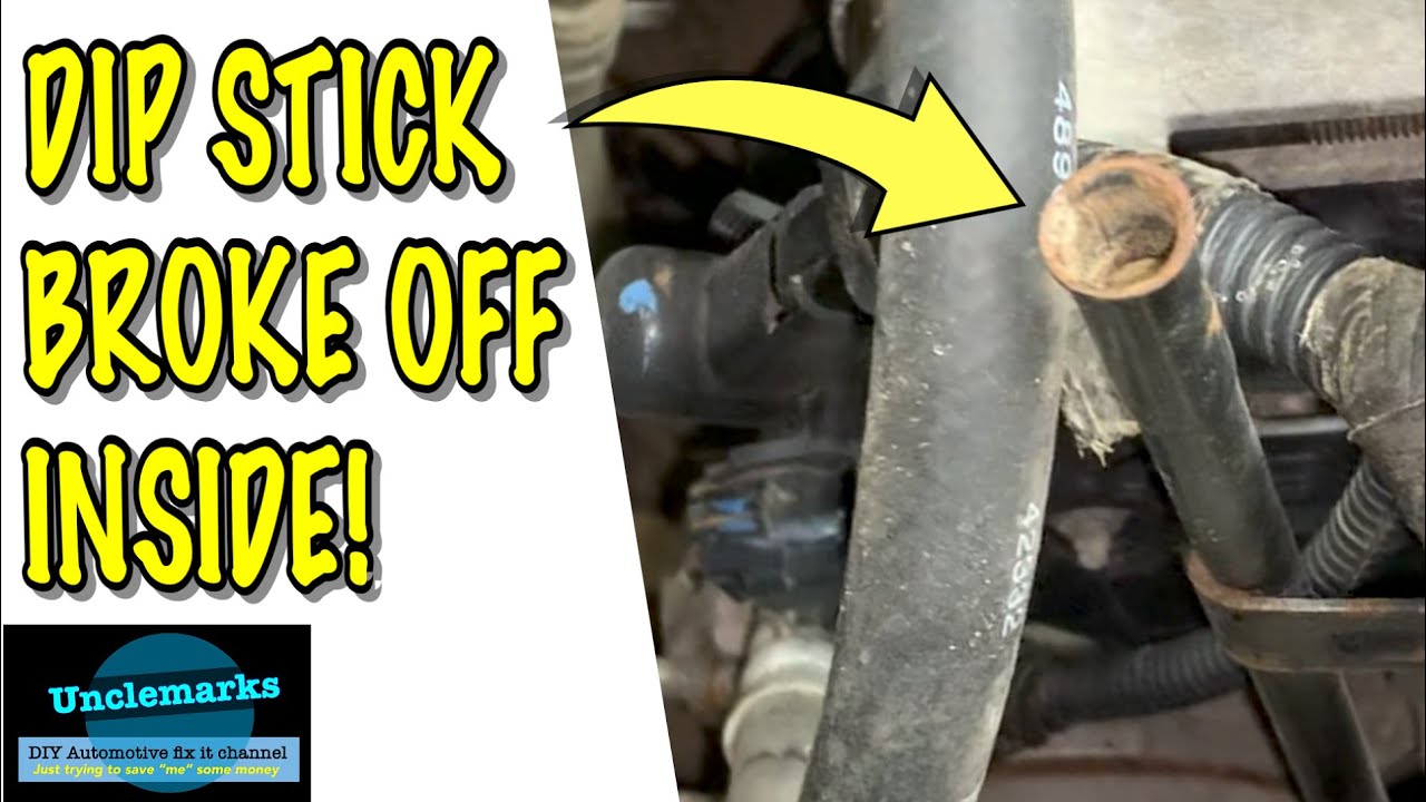 How to fix a broken dipstick. Most vehicles. (EP 228)