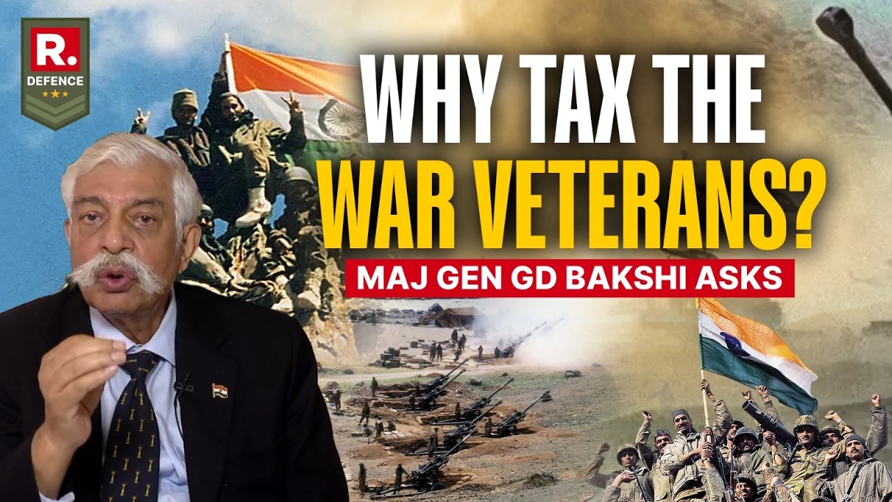 'Wrong Message to Soldiers': Maj Gen GD Bakshi Questions Tax Move on War-Wounded Soldiers