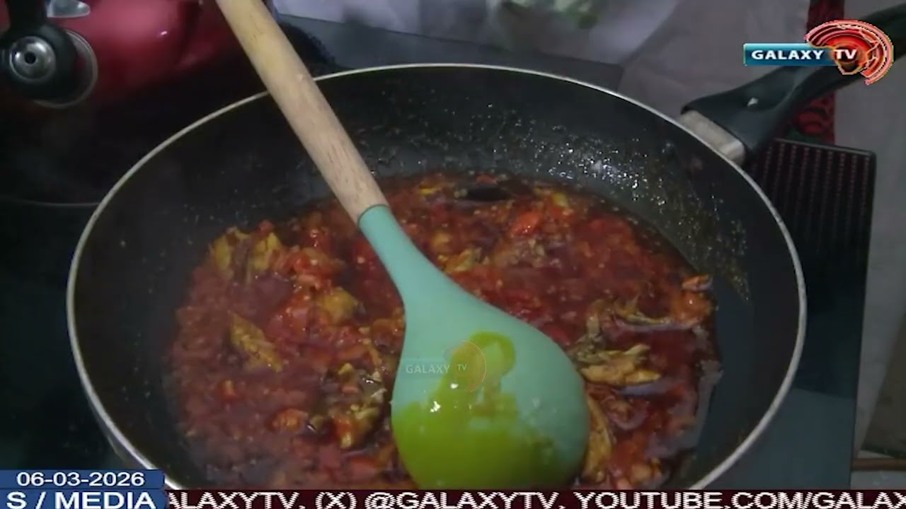 BOILED YAM WITH GARDEN EGG SAUCE