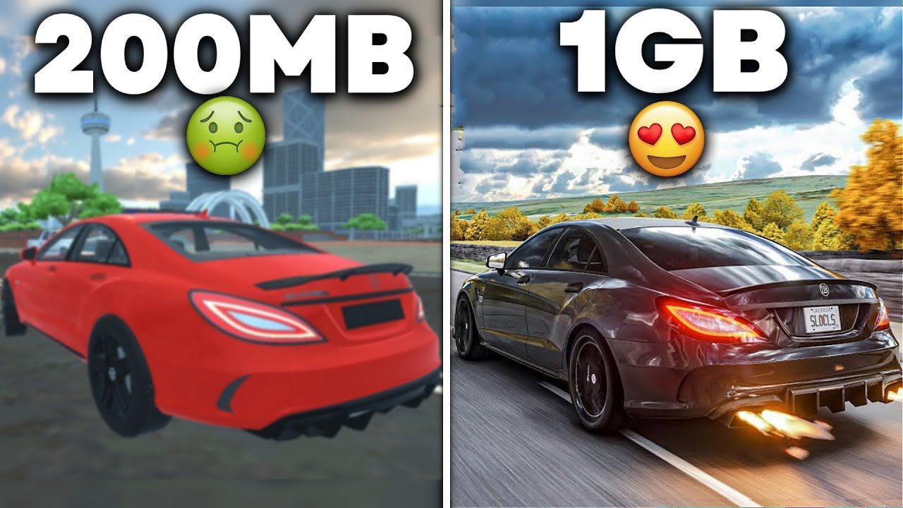 😱СРАВНИЛ ИГРЫ с РАЗНЫМ ВЕСОМ *на телефоне*