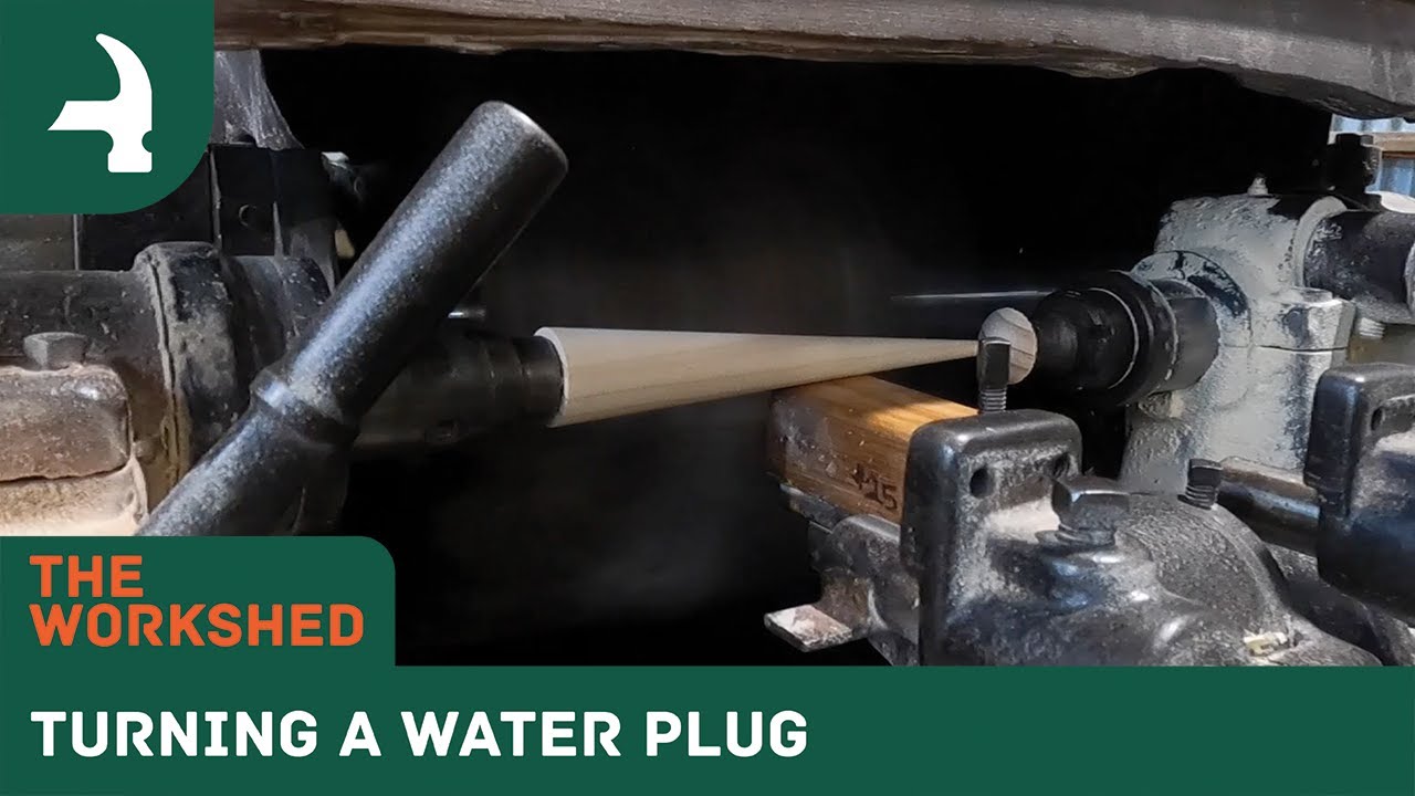 The Workshed: Turning a Water Plug on a Mattison Rotary Knife Lathe | HAMMERSMITH