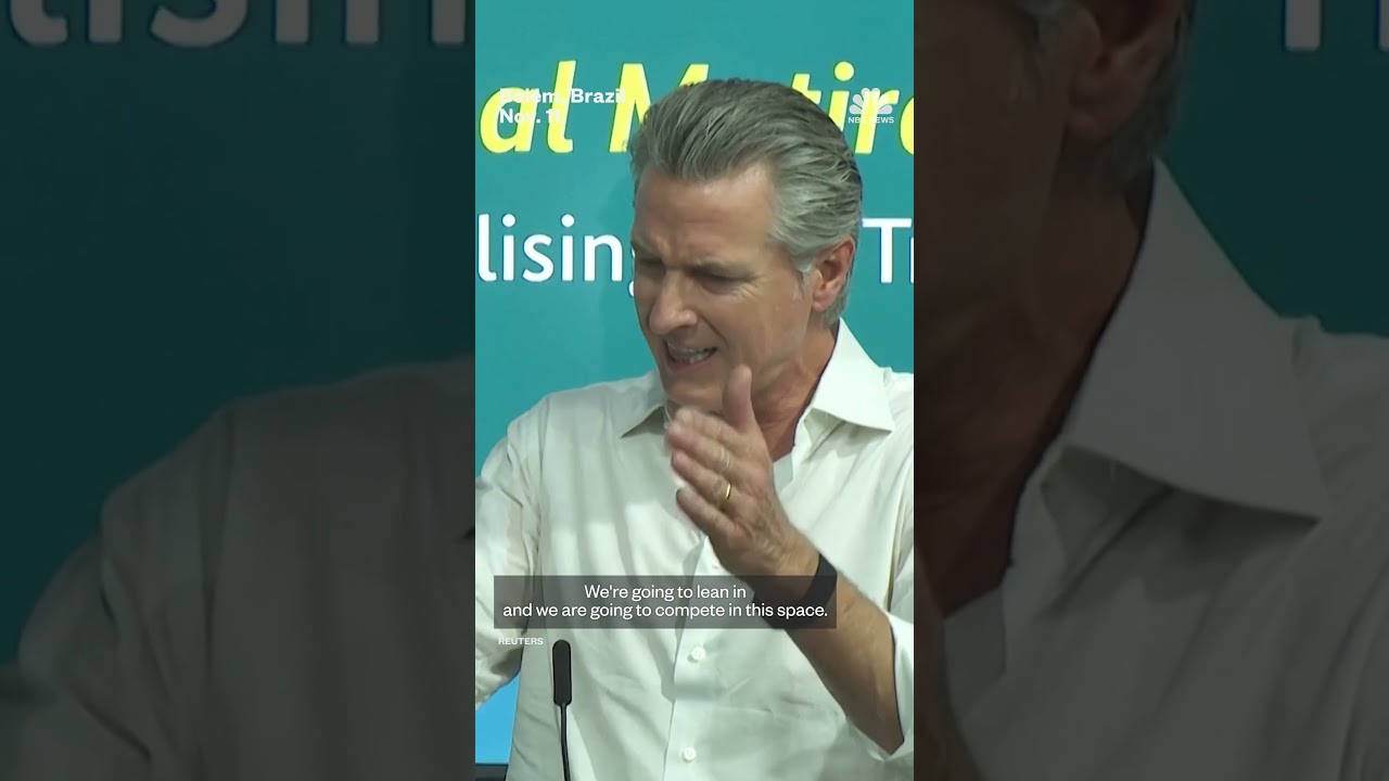 California Gov. Newsom blasts 'dumb' U.S. climate policy at COP30 in Brazil