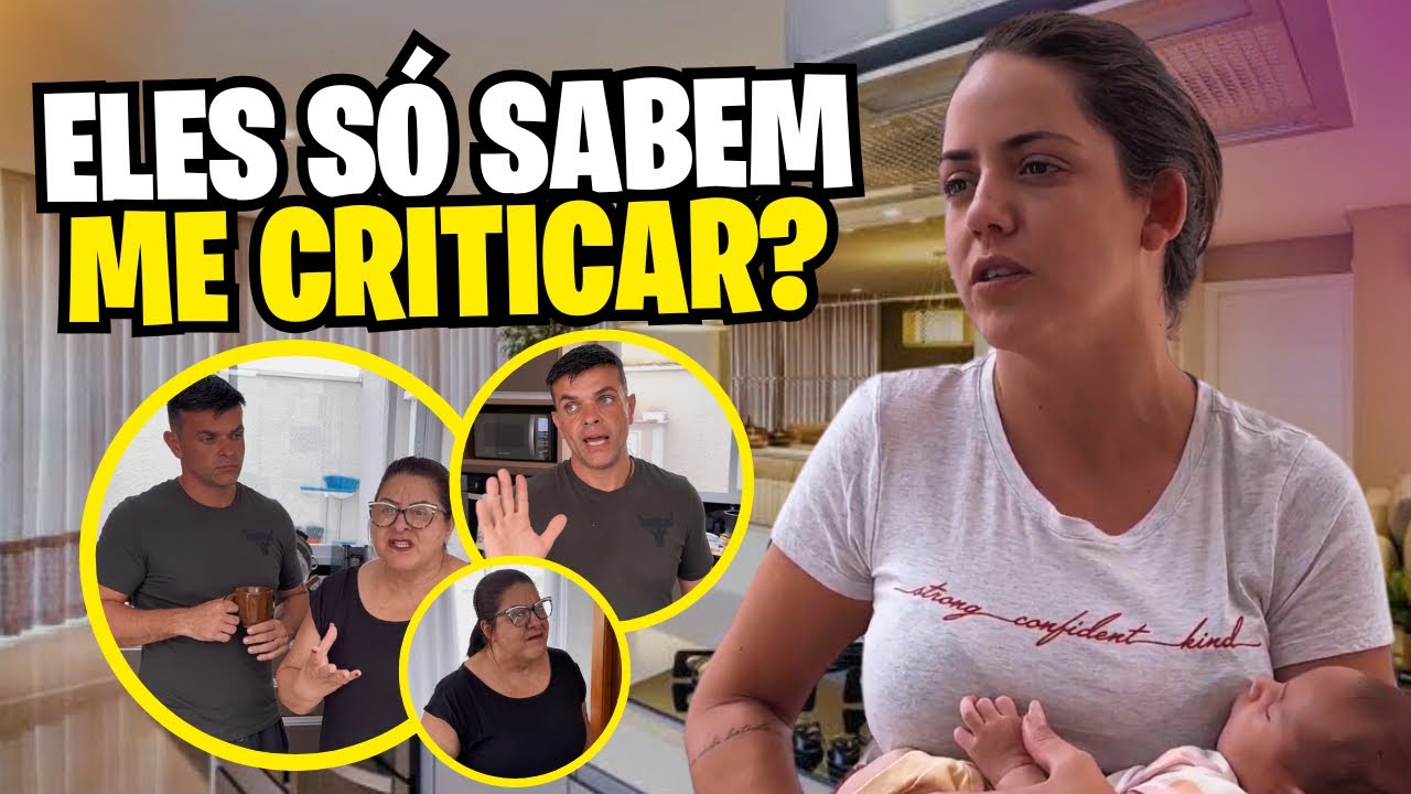 Minha sogra e meu marido só sabem me critic4r, eles não me ajudam em nada com a minha filha!