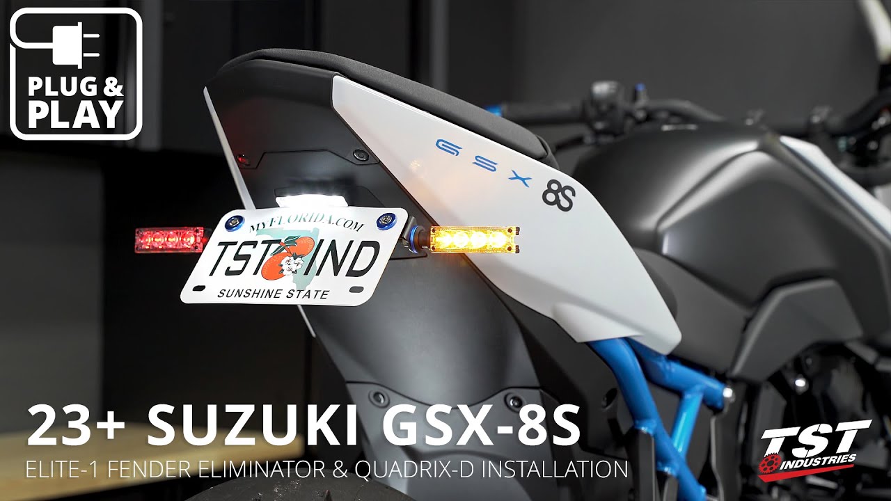 Как установить антикрыло TST Elite-1 на Suzuki GSX-8S 2023+ / GSX-8R 2024+ от TST Industries
