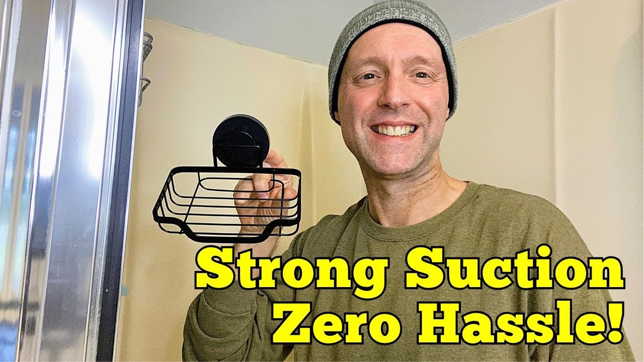 Stay Put Suction, Strong, & Rustproof | TAILI Suction Soap Holder Review
